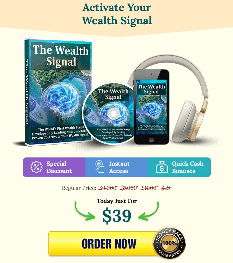 The Wealth Signal 9 Words